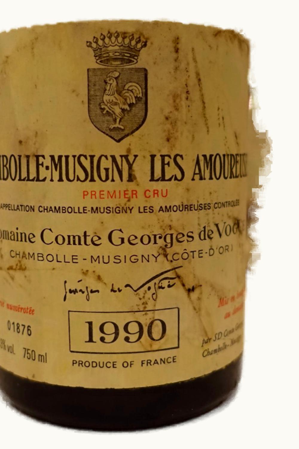 Domaine Comte George de Vogue Domaine Comte George de Vogue Les Amoureuses Chambolle-Musigny Premier Cru Cote Nuit, 1990