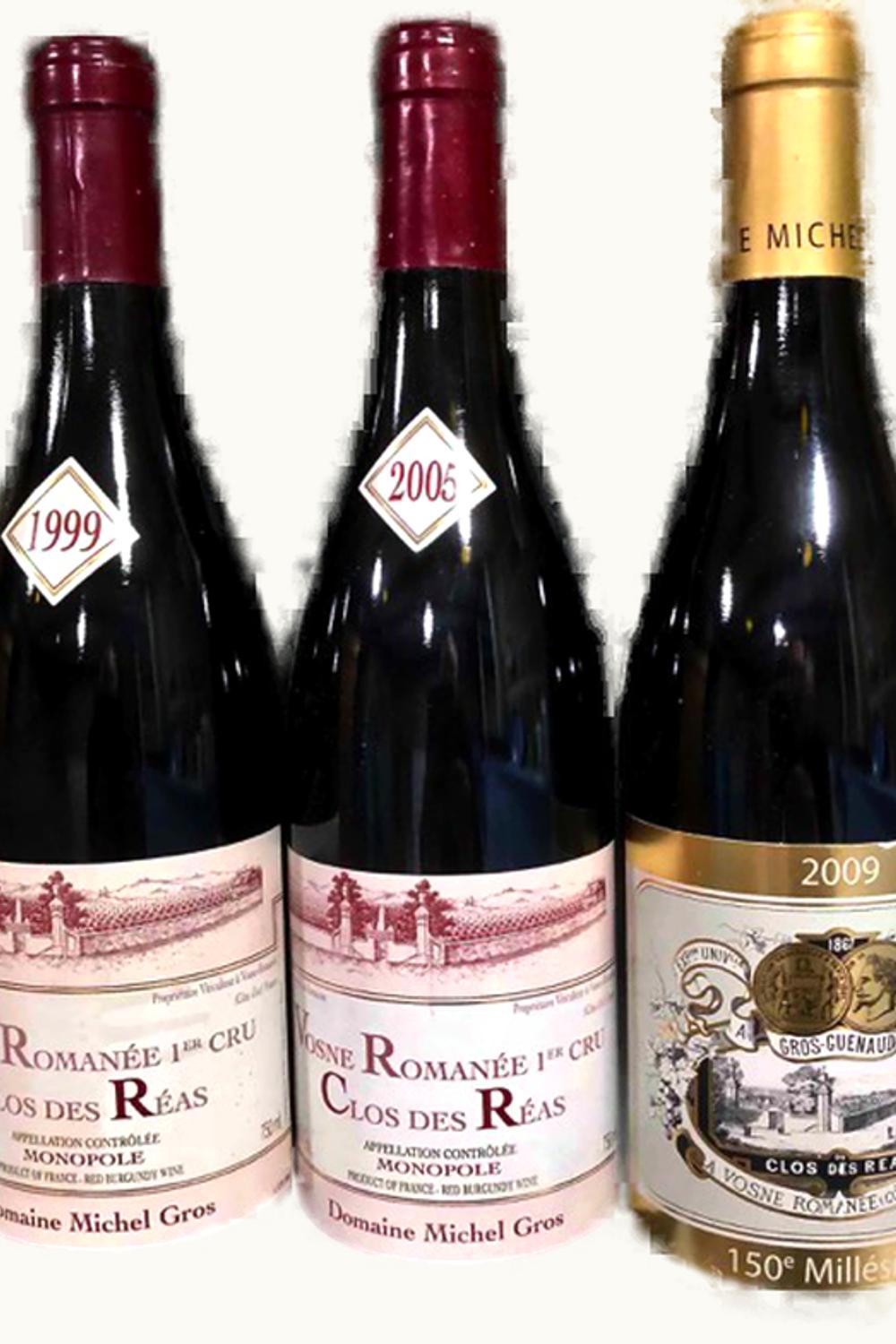 Domaine Michel Gros Clos de Reas Vosne-Romanee Premier Cru Cote Nuit, 1990