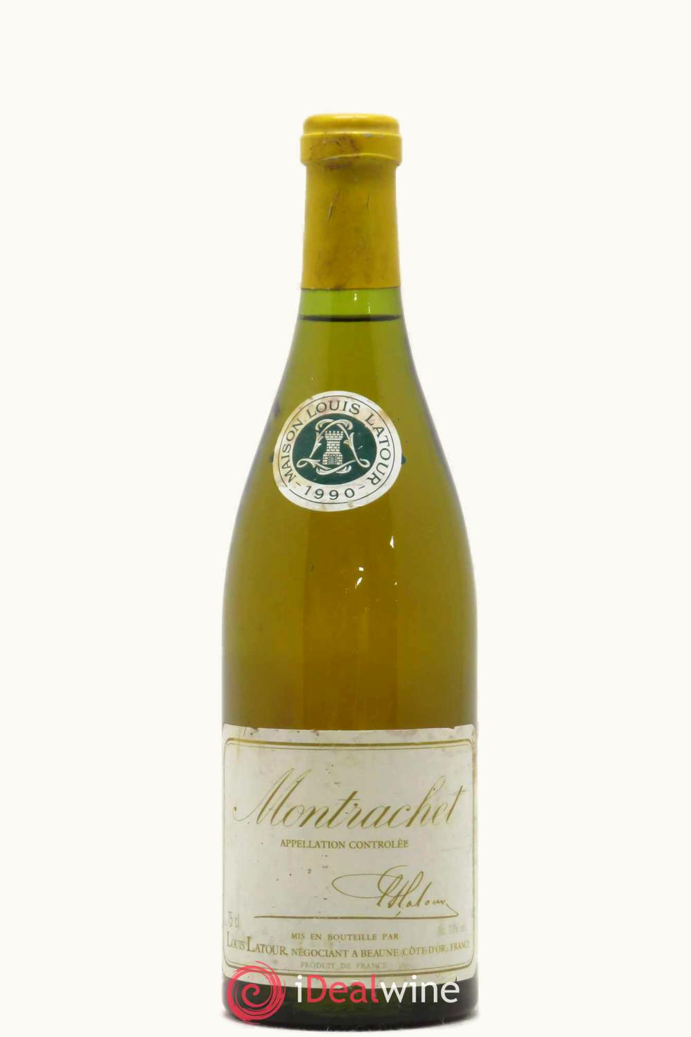 Louis Latour Louis Latour Montrachet Grand Cru Le Puligny Cote de Beaune, 1990