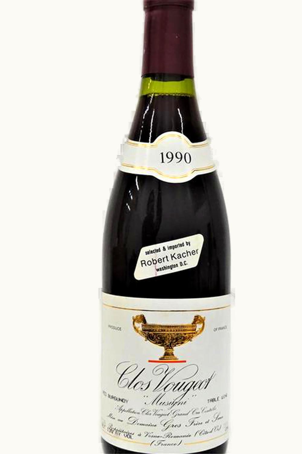 Domaine Gros Frère & Soeurs Domaine Gros Frère & Soeurs Grand Cru Musigny Cote Nuit Clos de Vougeot, 1990
