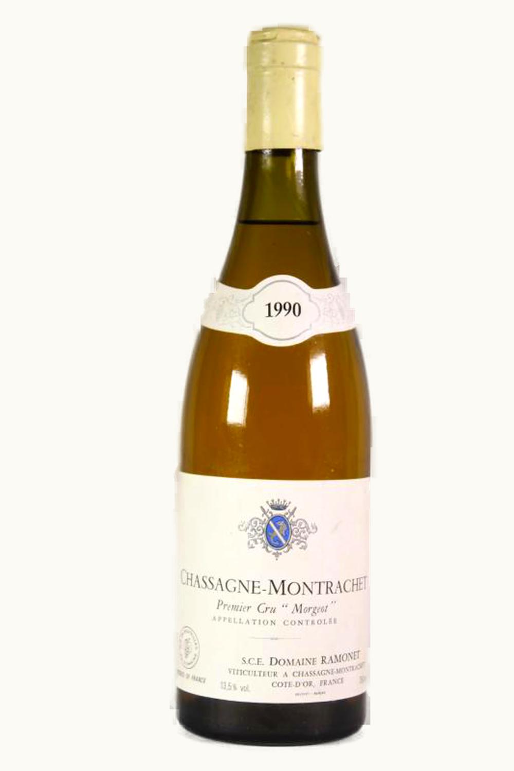 Domaine Ramonet Domaine Ramonet Morgeot Chass-Montrachet Premier Cru Cote de Beaune, 1990