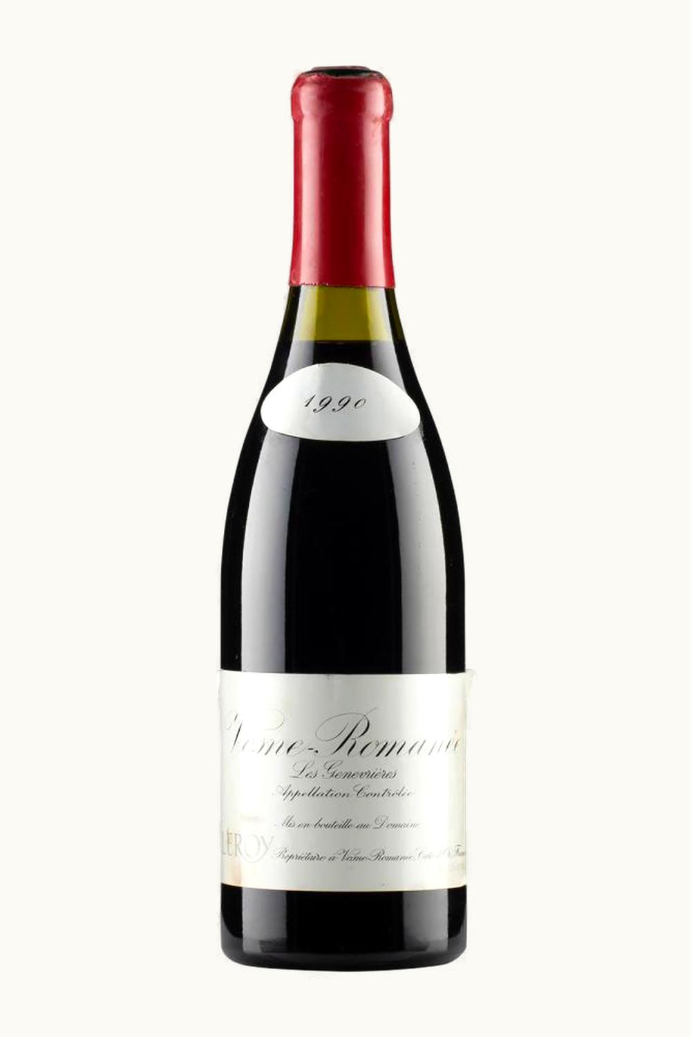 Domaine Leroy Domaine Leroy Les Genevrieres Vosne-Romanee Cote de Nuit, 1990 UZ0650843