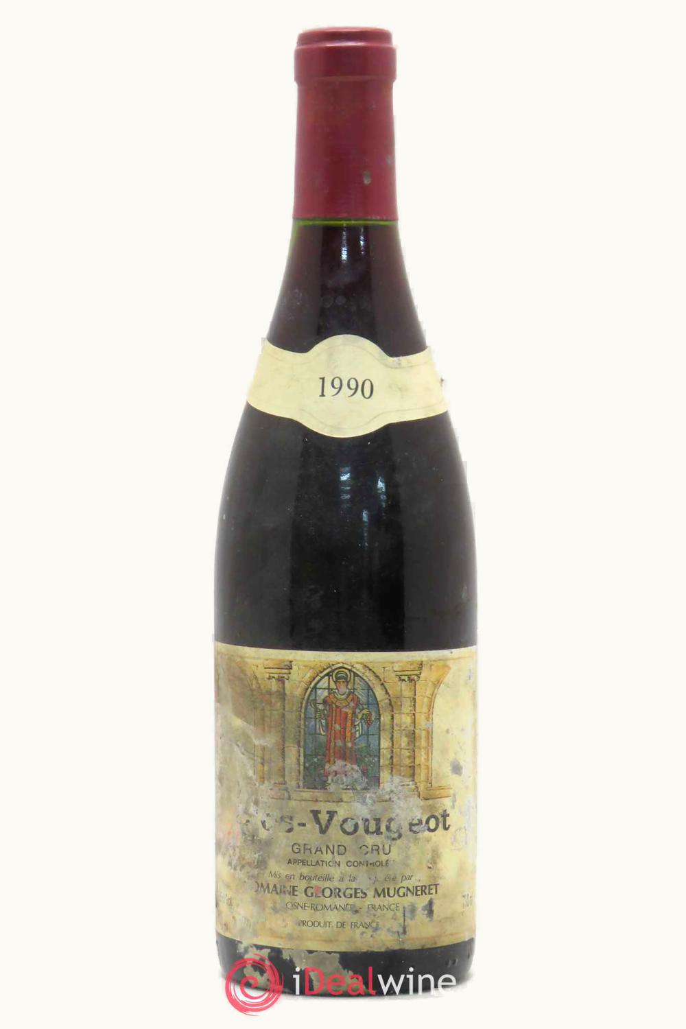 Domaine George Mugneret-Gibourg Domaine George Mugneret-Gibourg Grand Cru Cote Nuit Clos de Vougeot, 1990
