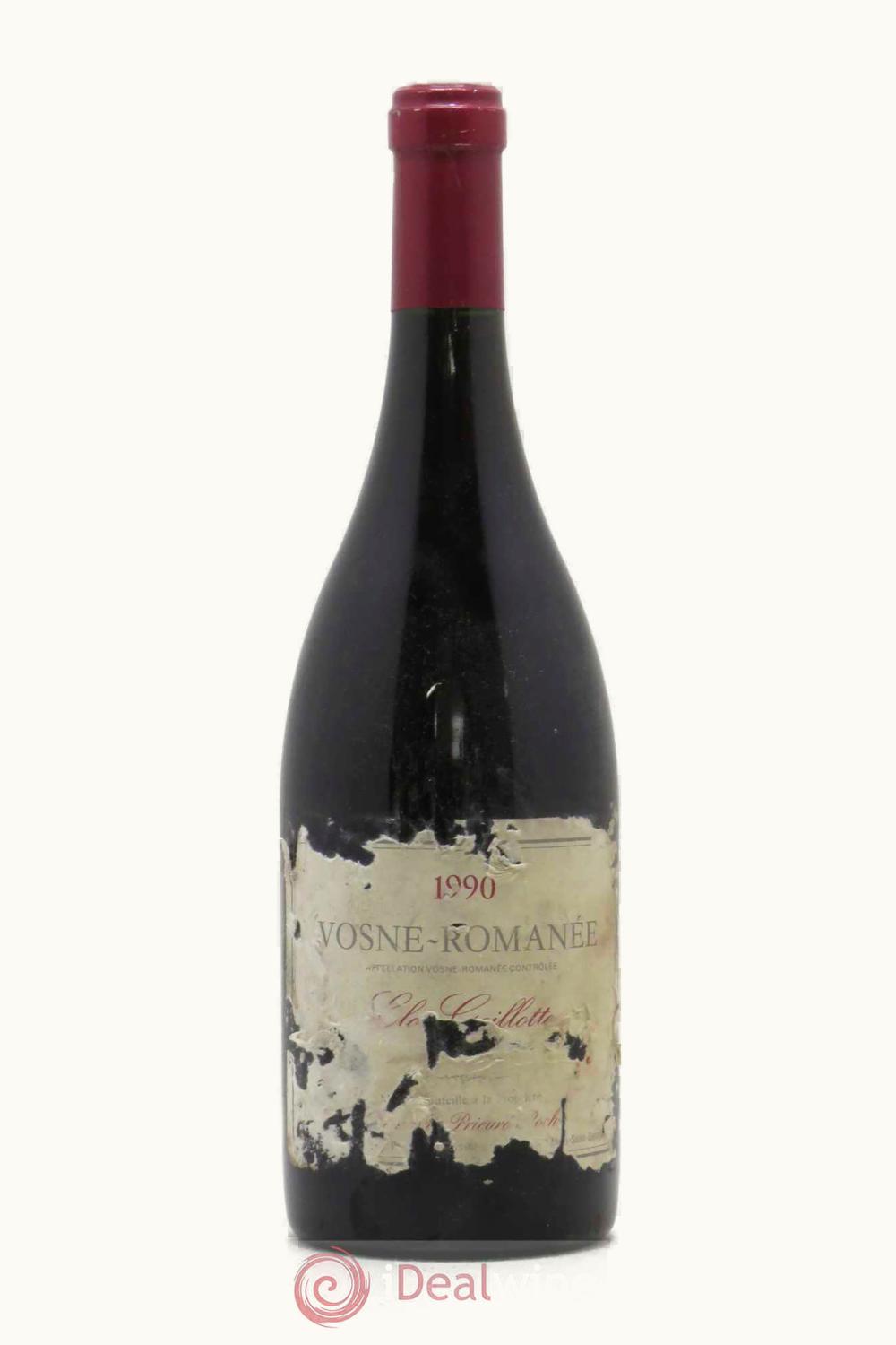Domaine Prieur Roch Le Clos Goilotte Vosne-Romanee Cote de Nuit, 1990