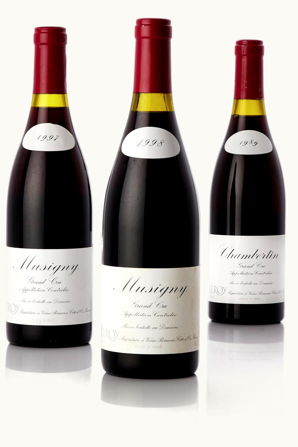 Domaine Leroy Domaine Leroy Chambertin Grand Cru Le Gevrey Cote de Nuit, 1989