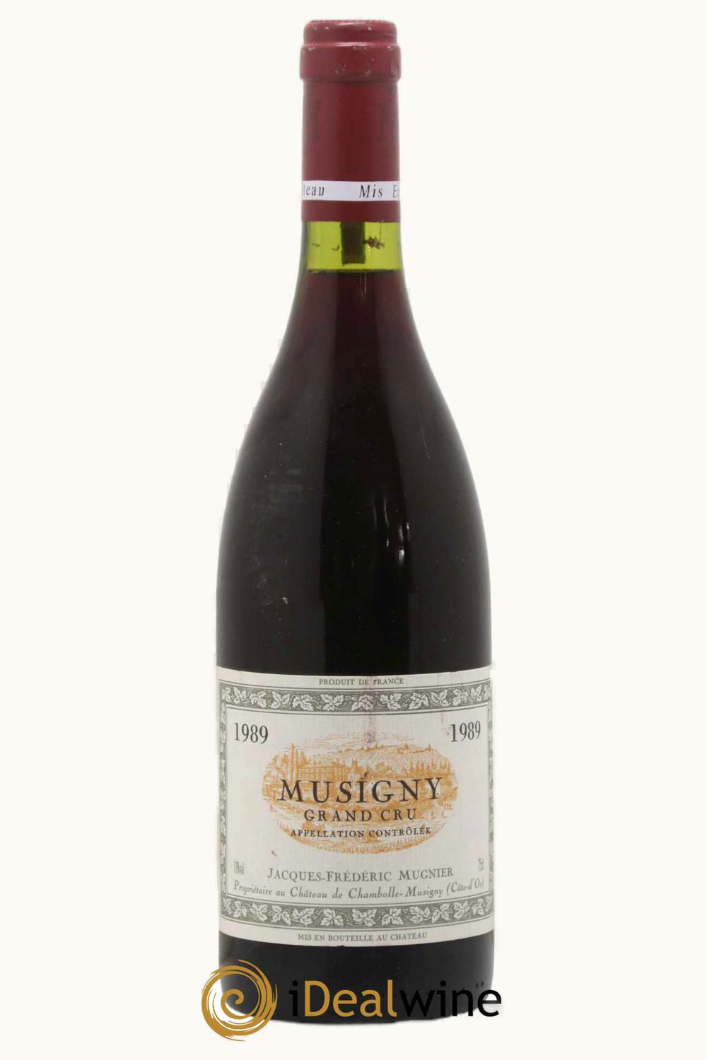 Domaine Jacques-Frédéric Mugnier Domaine Jacques-Frédéric Mugnier Grand Cru Le Musigny Chambolle Cote de Nuit, 1989