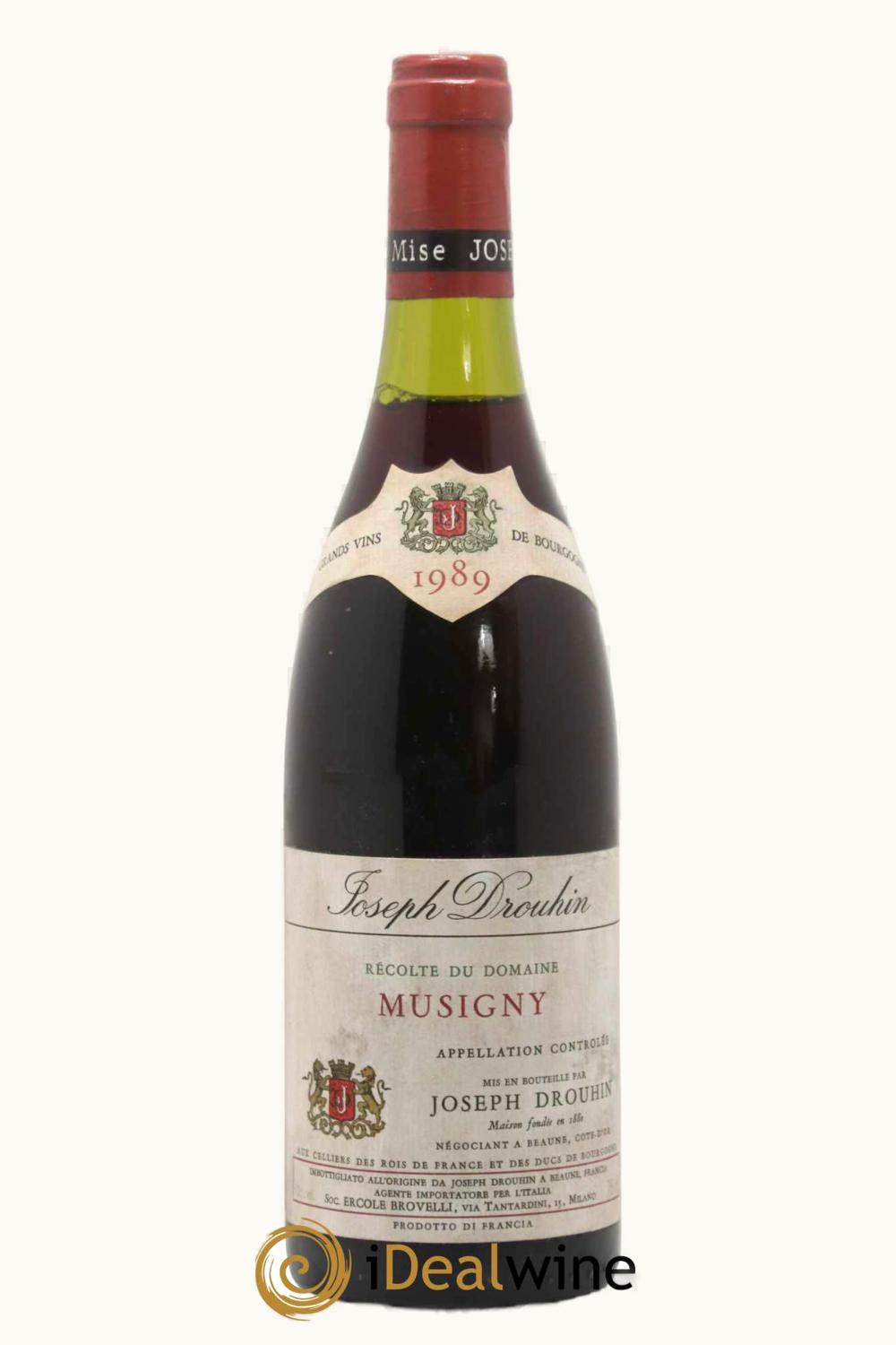 Joseph Drouhin Joseph Drouhin Grand Cru Musigny Chambolle Cote de Nuit, 1989