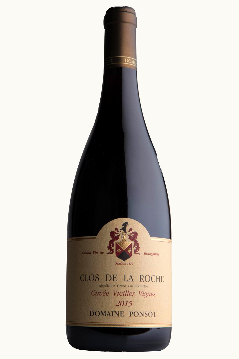Domaine Ponsot Grand Cru Cuvee Vieilles Vigne Cote Nuit Clos de la Roche Morey St. Denis, 1989