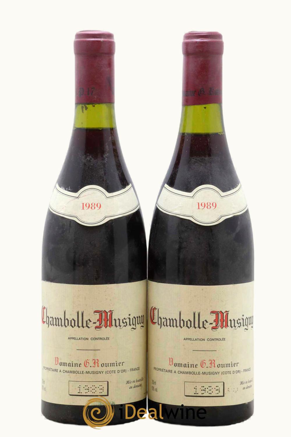 Domaine George Christoph Roumier Chambolle-Musigny Cote de Nuit, 1989
