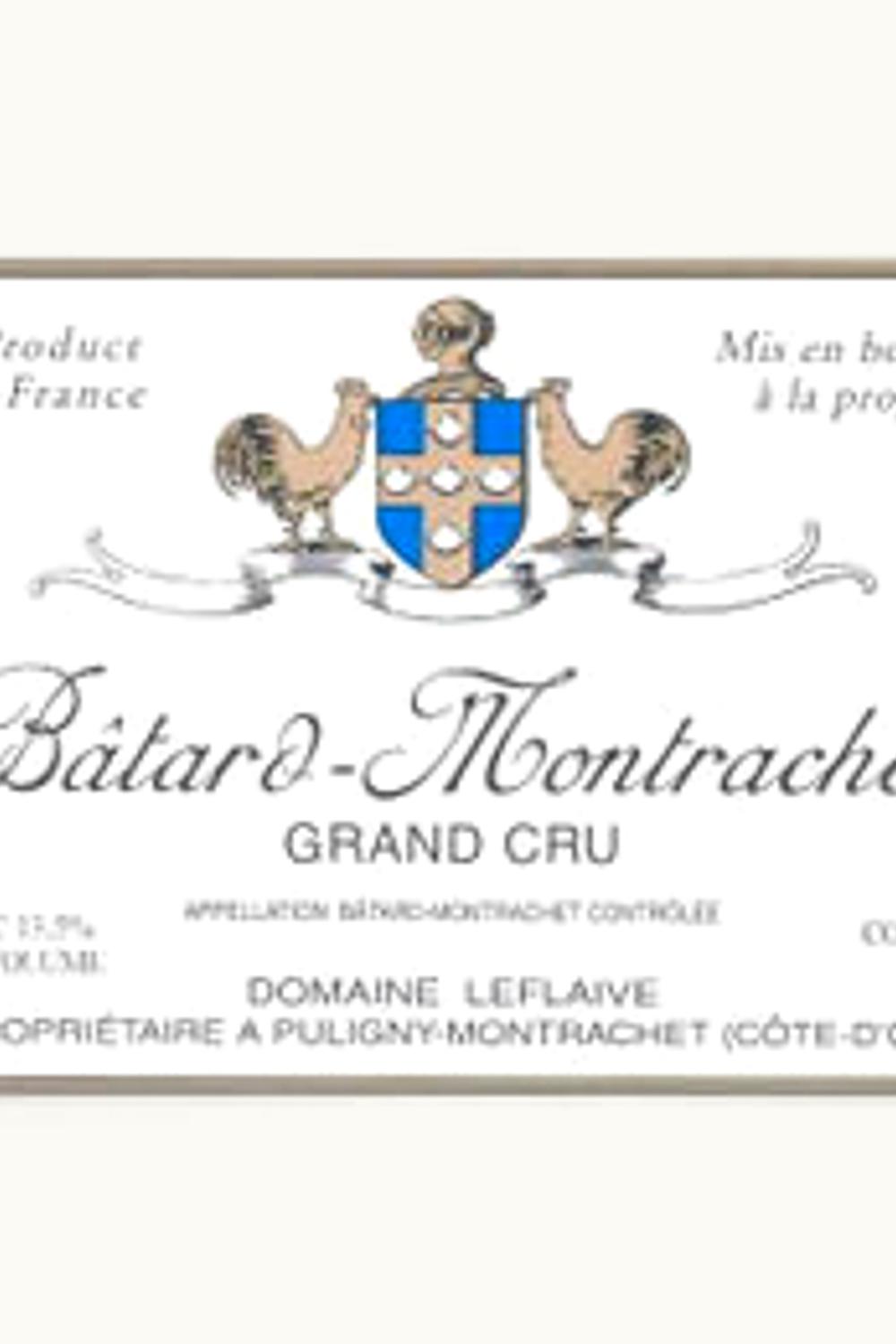 Domaine Leflaive Grand Cru Batard-Montrachet Puligny Cote de Beaune, 1989