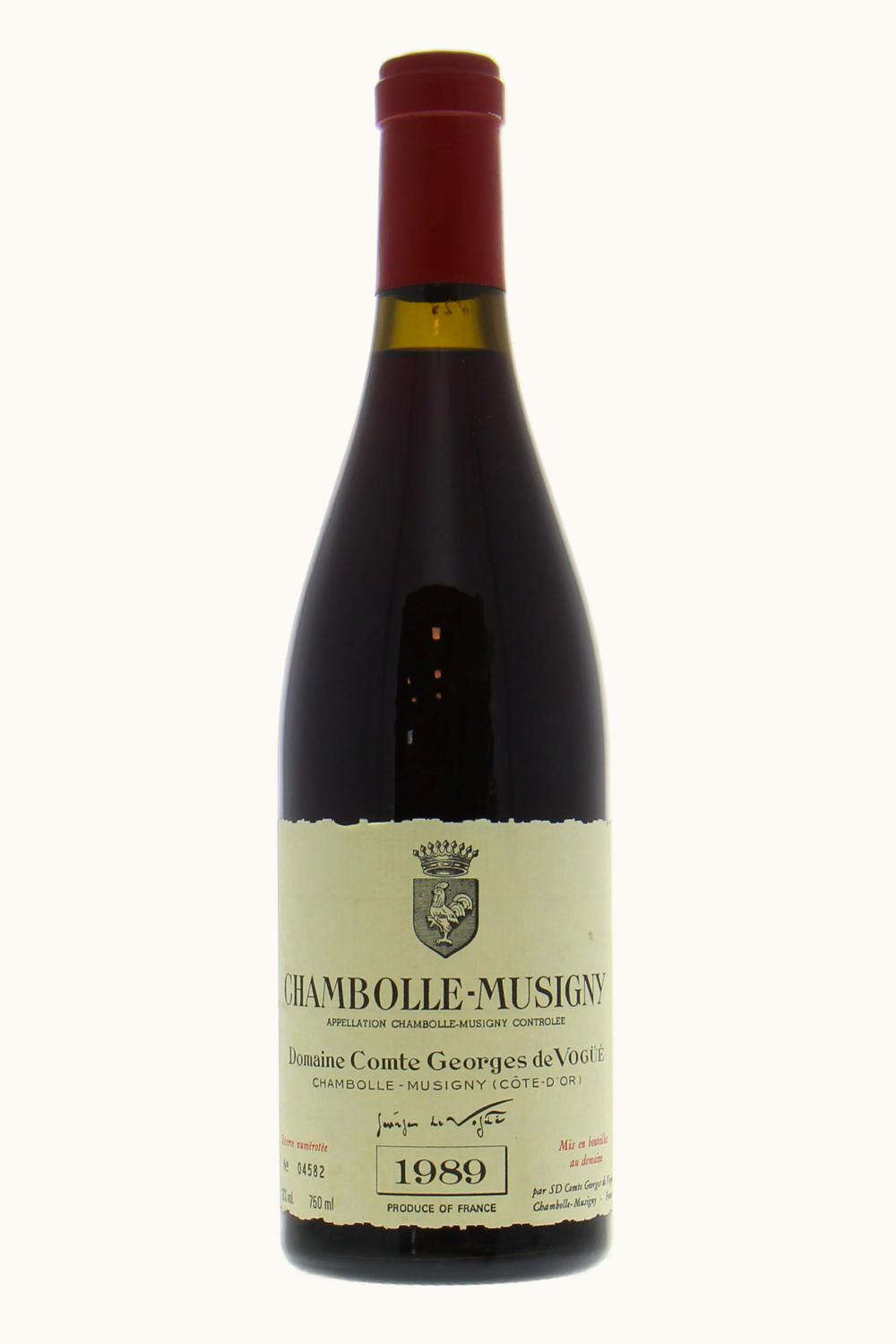 Domaine Comte George de Vogue Domaine Comte George de Vogue Grand Cru Cote Nuit Bonnes Mares Chambolle Musigny, 1989