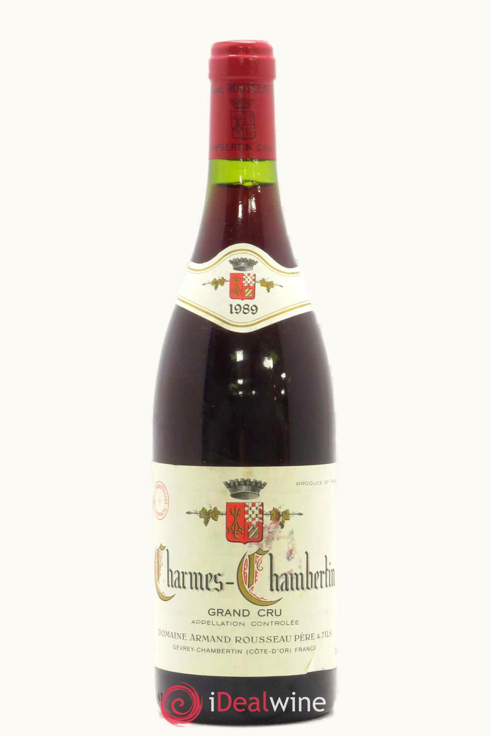 Domaine Armand Rousseau Domaine Armand Rousseau Grand Cru Charmes-Chambertin Gevrey Cote de Nuit, 1989