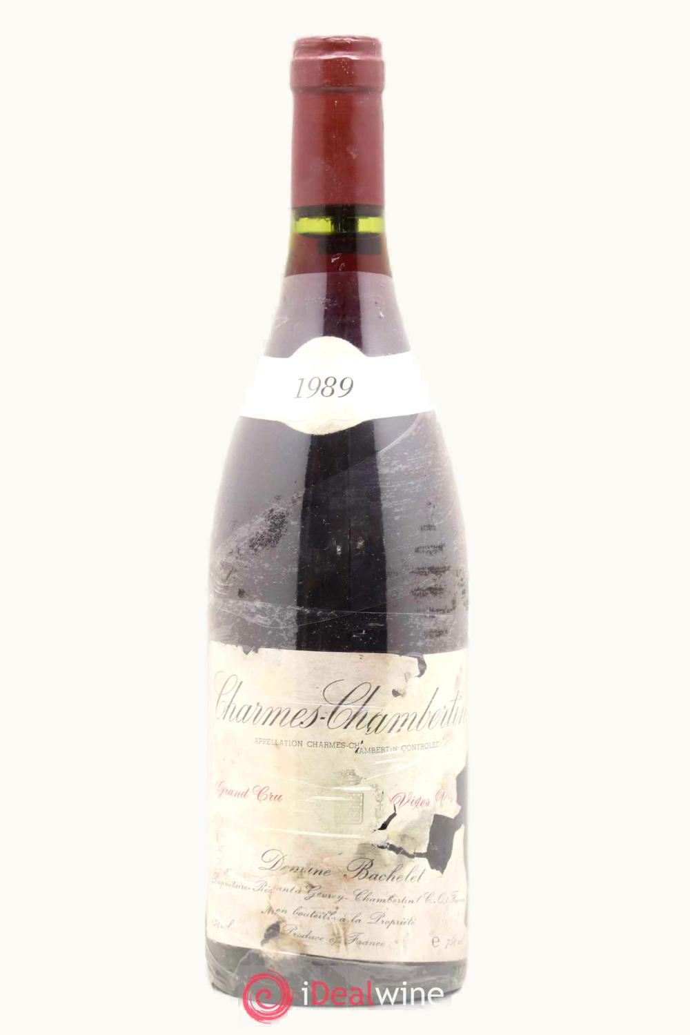 Domaine Denis Bachelet Grand Cru Vieilles Vigne Charmes-Chambertin Gevrey Cote de Nuit, 1989
