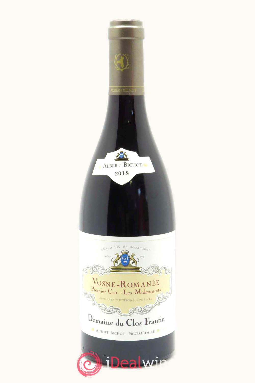 Albert Bichot Albert Bichot Les Malconsort Vosne-Romanee Aux Premier Cru Cote de Nuit, 1989