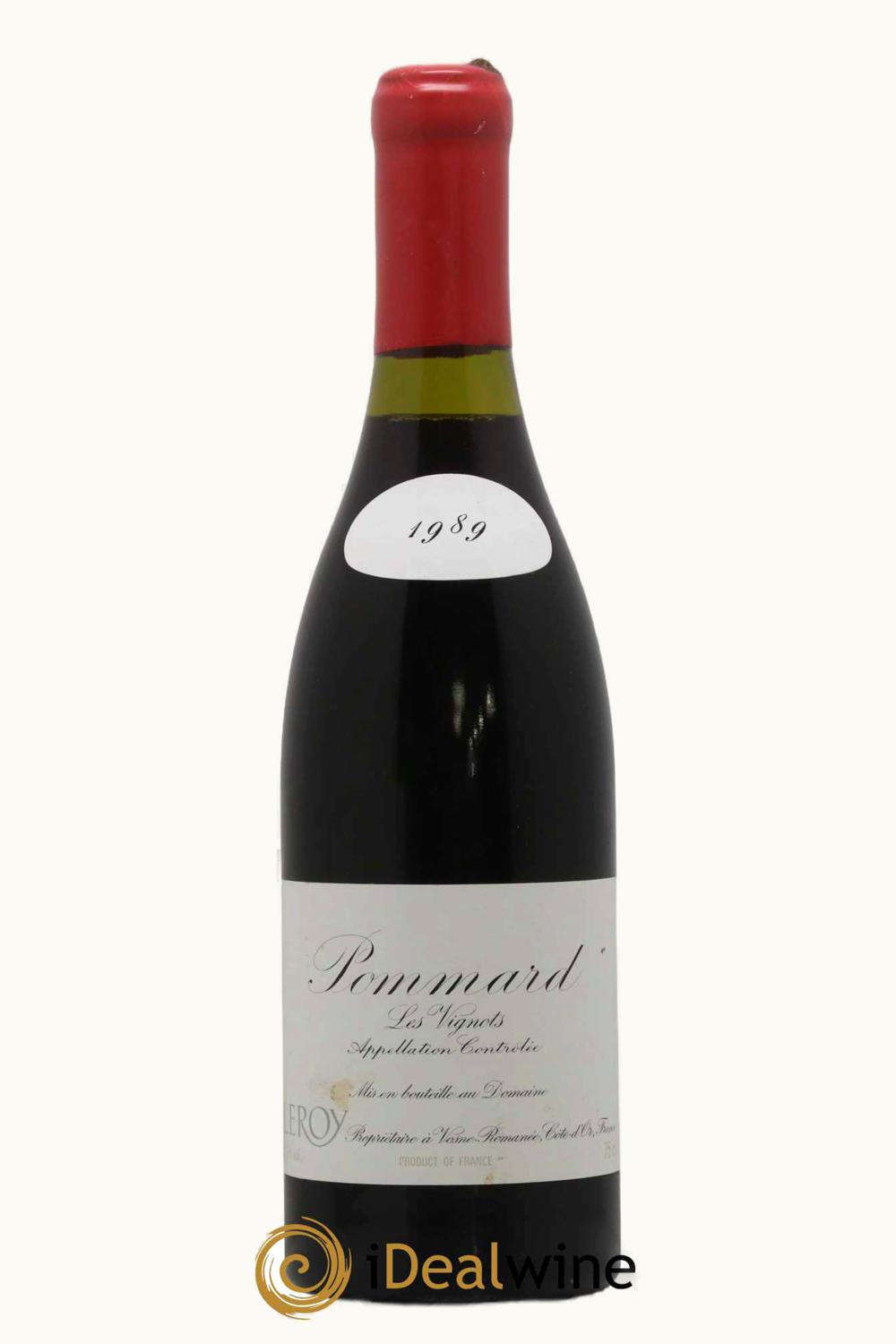 Domaine Leroy Domaine Leroy Les VIgnot Pommard Cote de Beaune, 1989