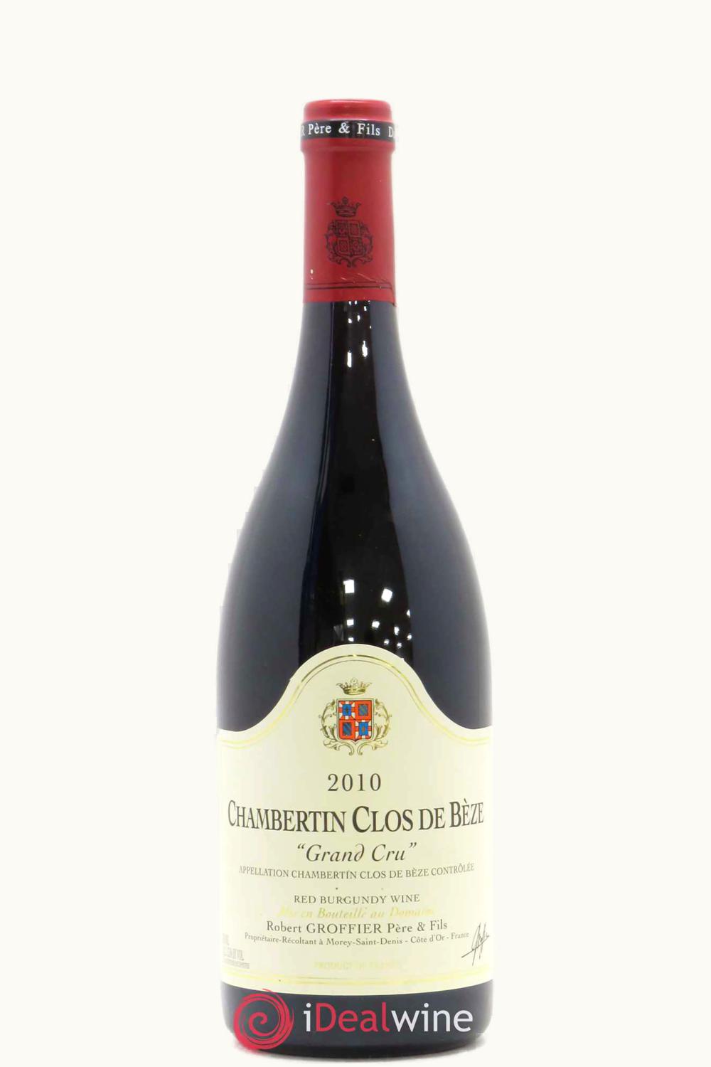 Domaine Robert Groffier Grand Cru Cote Nuit Chambertin Clos de Beze, 1989