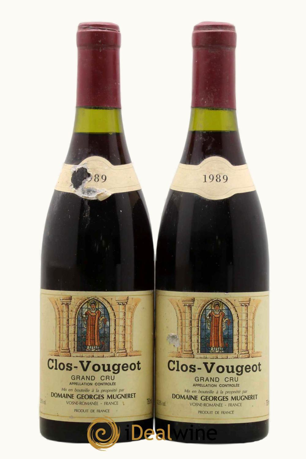 Domaine George Mugneret-Gibourg Domaine George Mugneret-Gibourg Grand Cru Cote Nuit Clos de Vougeot, 1989