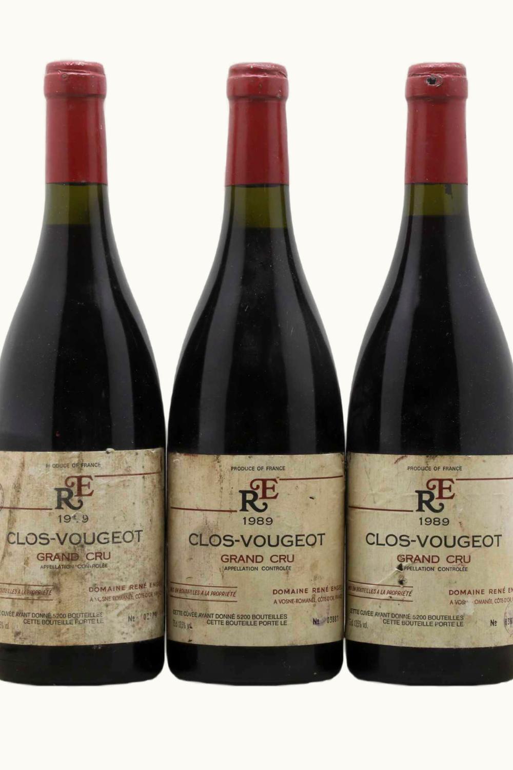 Domaine René Engel Domaine Rene Engel Grand Cru Cote Nuit Clos de Vougeot, 1989
