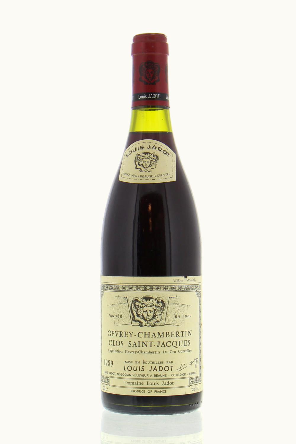 Louis Jadot Louis Jadot Gevrey-Chambertin Cote de Nuit, 1989