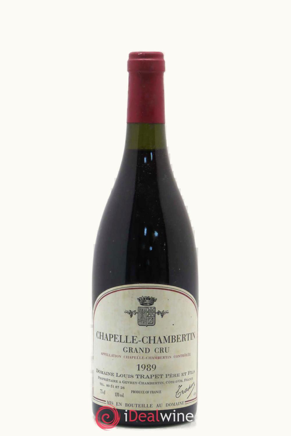 Domaine Trappet Père Domaine Trappet Père Grand Cru Chapelle-Chambertin Gevrey Cote de Nuit, 1989