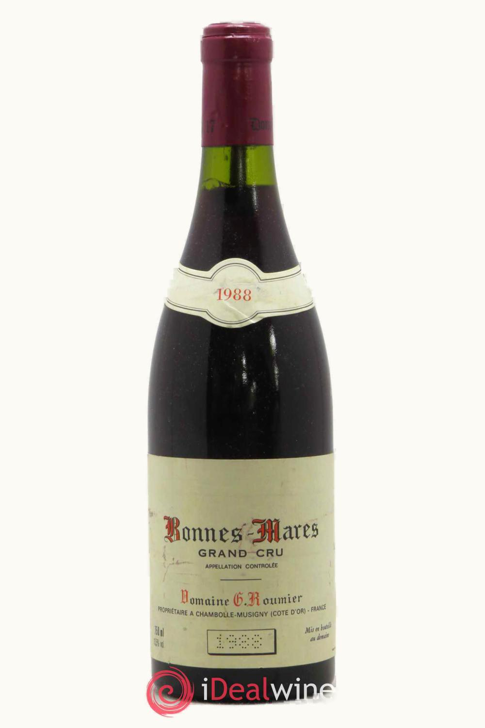 Domaine George Christoph Roumier Grand Cru Bonnes Mares Chambolle-Musigny Cote de Nuit, 1988