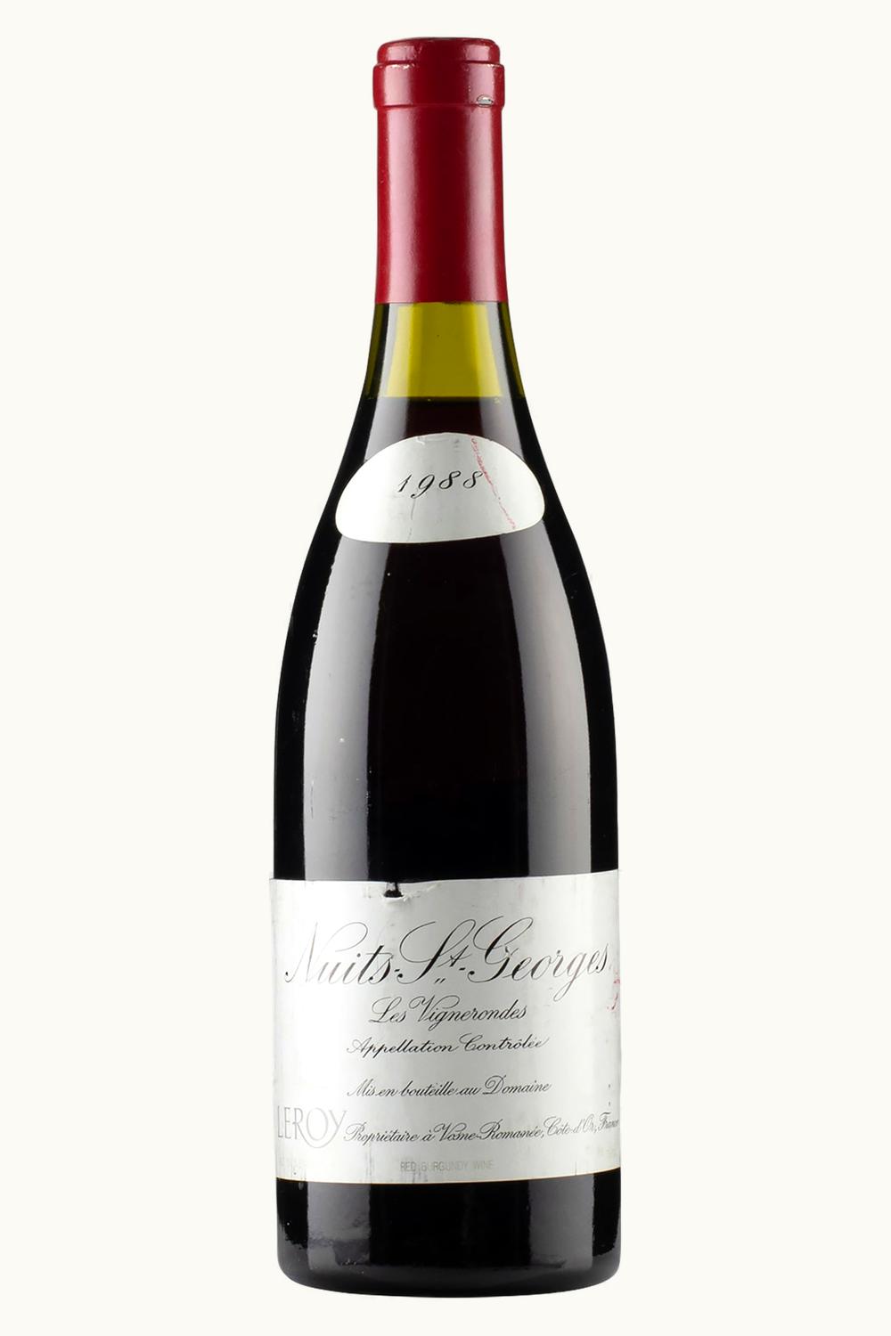 Domaine Leroy Domaine Leroy Les Boudots Nuit St. George Aux Premier Cru Cote de Burgundy, 1988