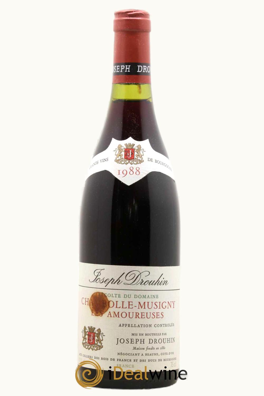 Joseph Drouhin Joseph Drouhin Amoureuses Chambolle-Musigny Les Premier Cru Cote de Nuit, 1988
