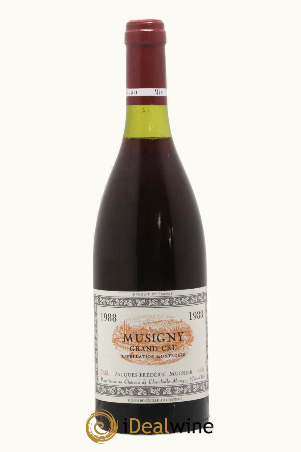 Domaine Jacques-Frédéric Mugnier Domaine Jacques-Frédéric Mugnier Grand Cru Le Musigny Chambolle Cote de Nuit, 1988