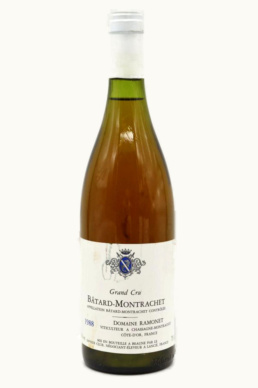 Domaine Ramonet Grand Cru Batard-Montrachet Puligny Cote de Beaune, 1988