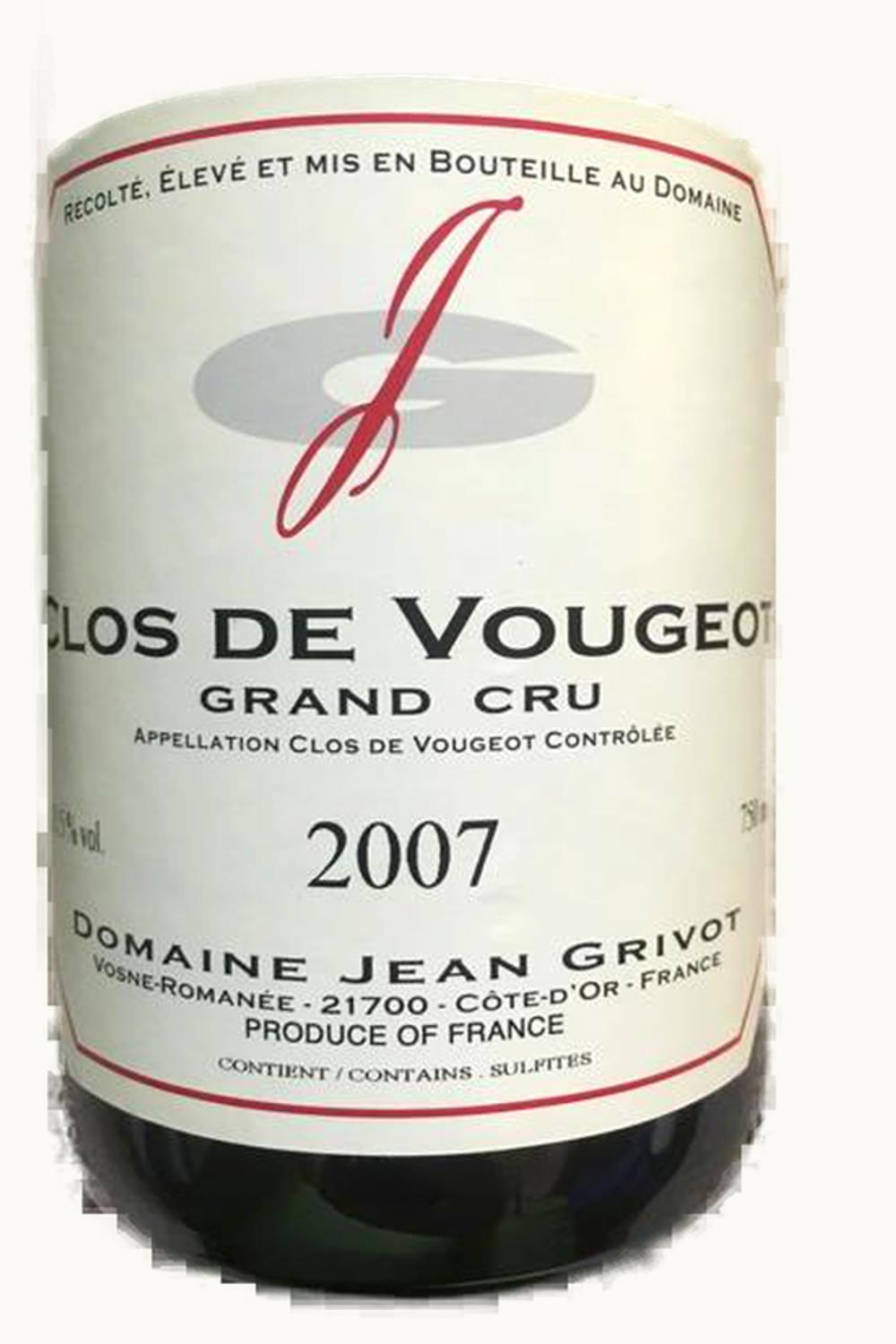 Domaine Jean Grivot Domaine Jean Grivot Grand Cru Cote Nuit Clos de Vougeot, 1988
