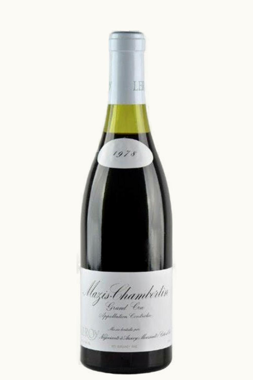 Domaine Leroy Domaine Leroy Chambertin Grand Cru Le Gevrey Cote de Nuit, 1988