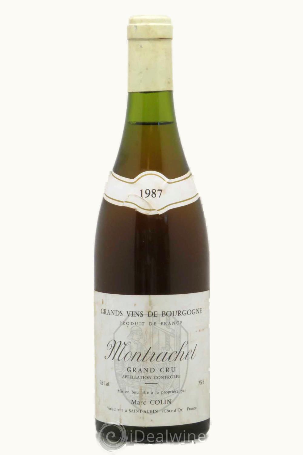Domaine Marc Colin Montrachet Grand Cru Le Puligny, 1987