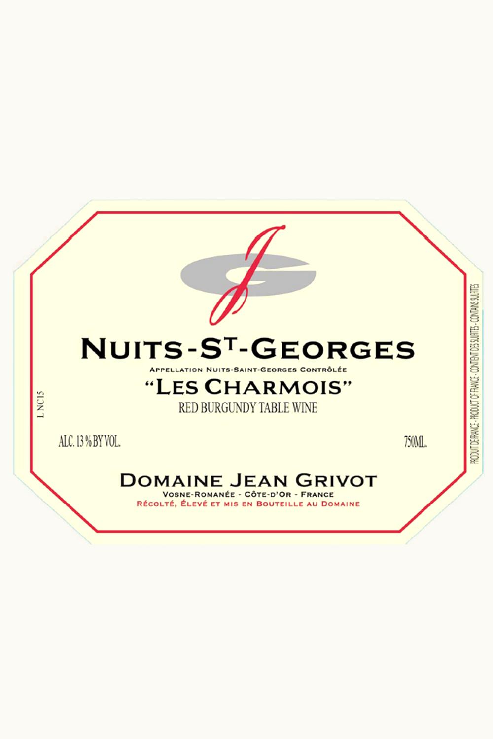 Domaine Jean Grivot Domaine Jean Grivot Aux Boudots Nuit St. Georges Premier Cru, 1987