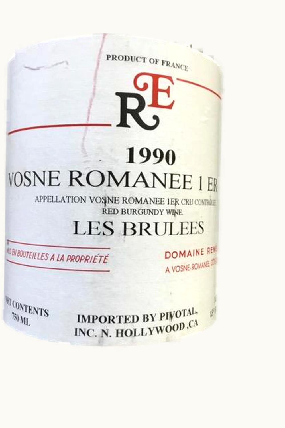 Domaine René Engel Domaine René Engel Aux Brûlées Vosne-Romanée Premier Cru, 1987