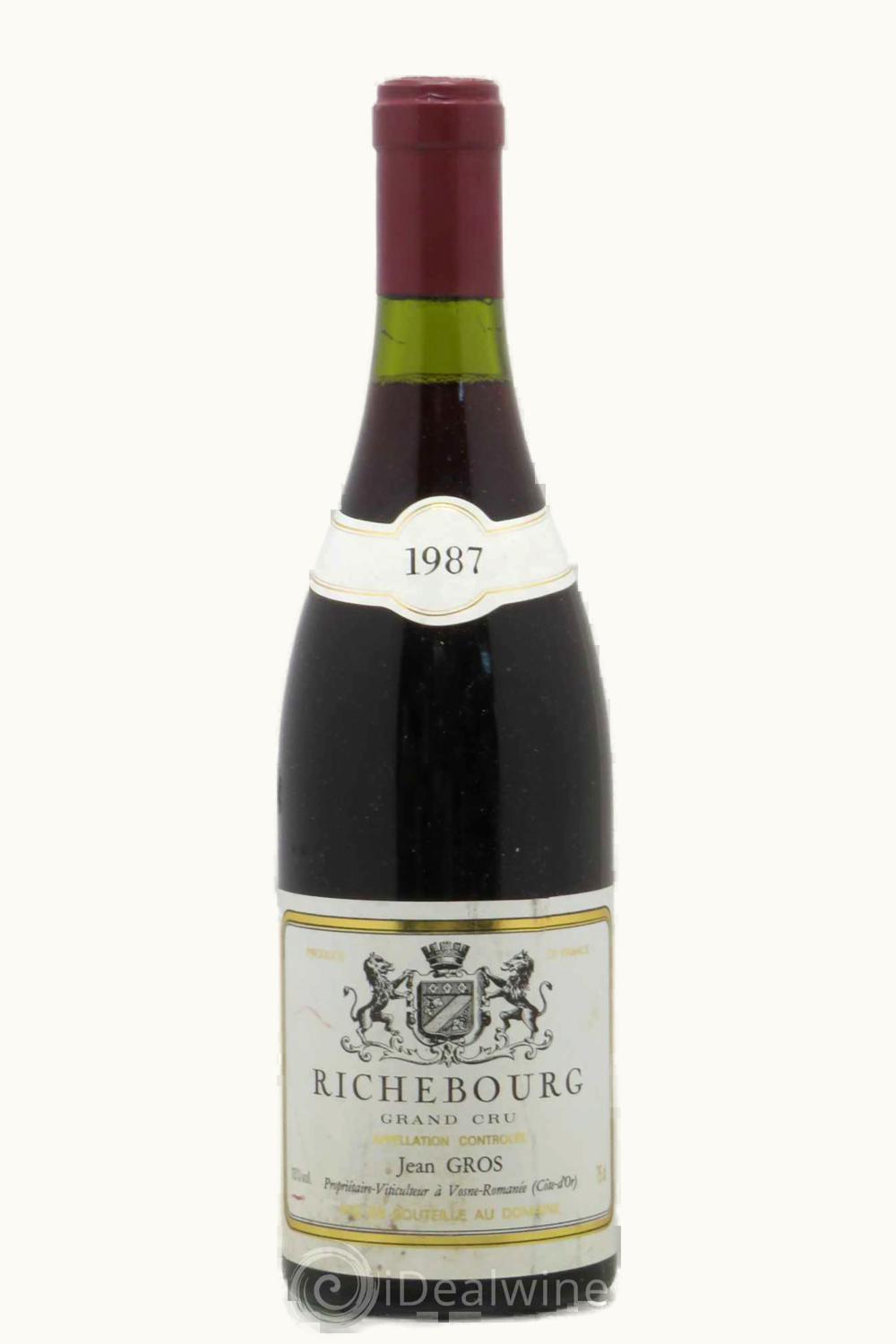 Jean Gros Grand Cru Richebourg, 1987