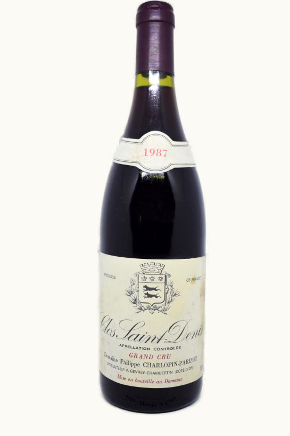 Domaine Philip Charlopin Grand Cru Clos St. Denis, 1987
