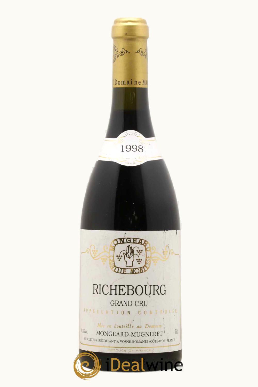Domaine Mongeard-Mugneret Domaine Mongeard-Mugneret Grand Cru Richebourg Vosne Romanee Cote de Nuit, 1986