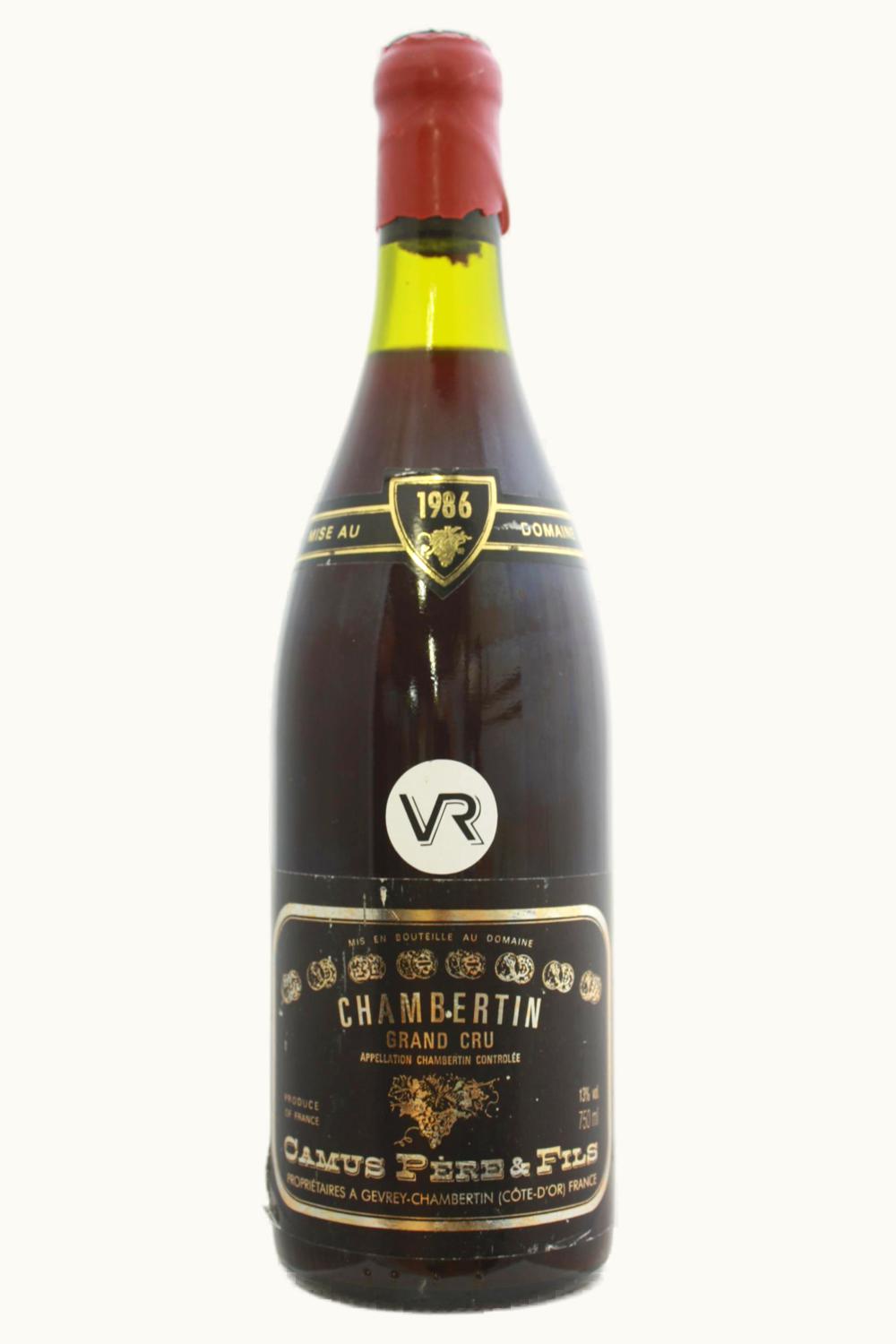 Camus Père & Fils Grand Cru Charmes Chambertin, 1986