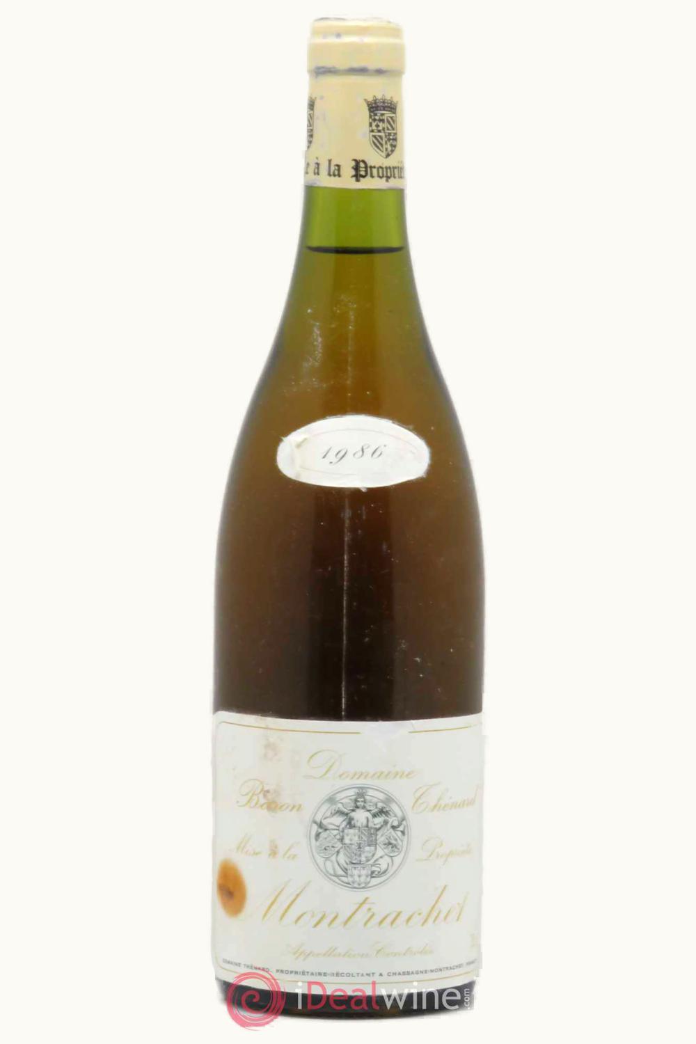 Domaine Baron Thenard Montrachet Grand Cru Le Puligny, 1986