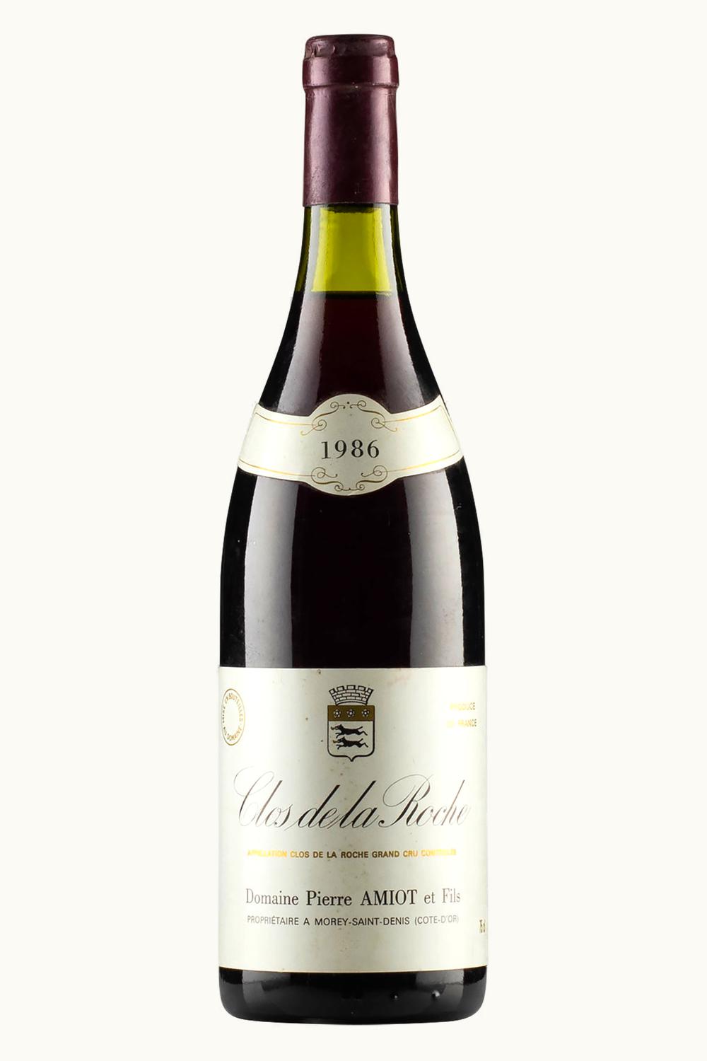 Domaine Pierre Amiot Grand Cru Cote Nuit Clos de la Roche, 1986