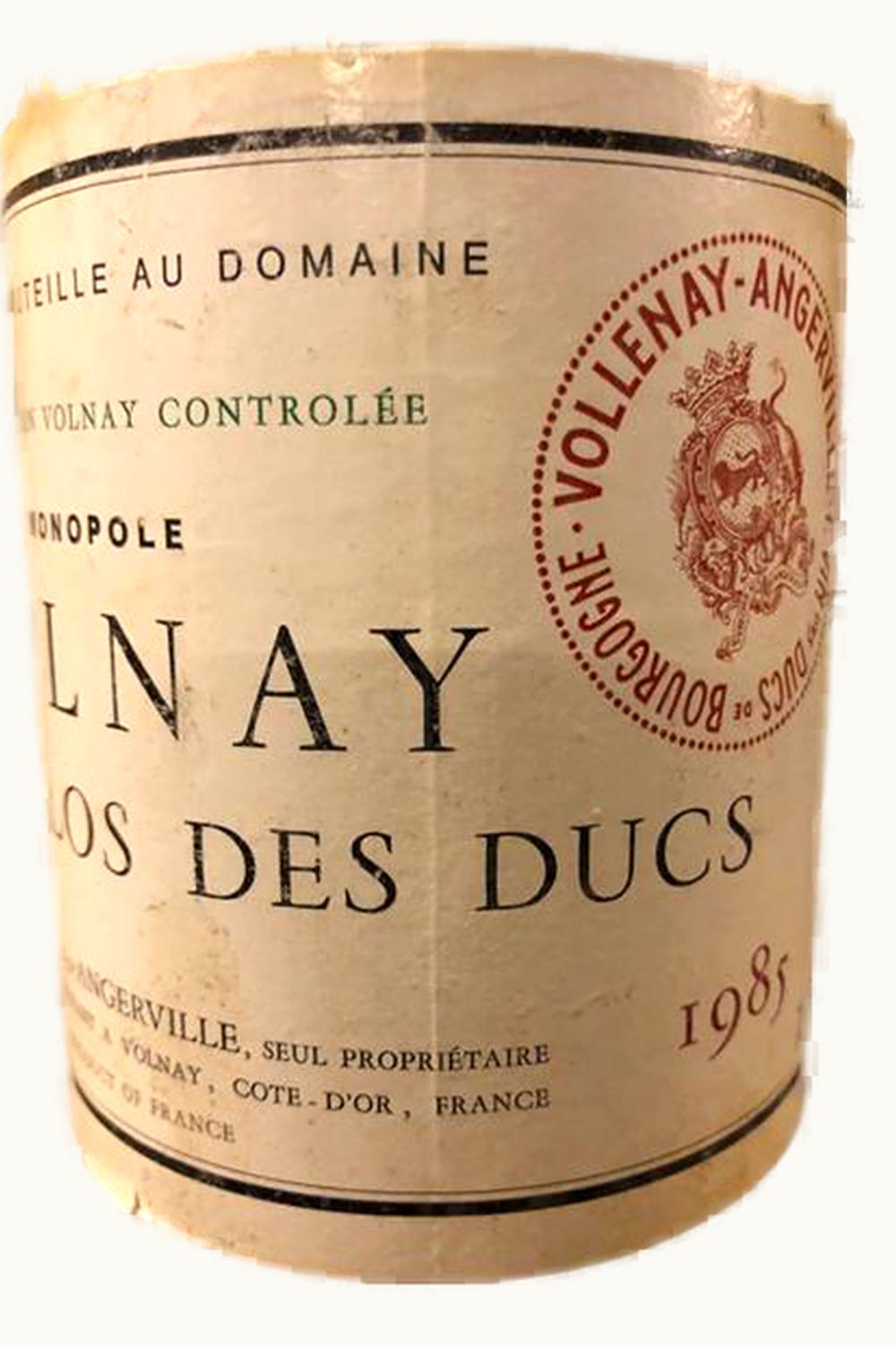 Domaine Marquis d'Angerville Domaine Marquis d'Angerville Clos de Ducs Volnay Premier Cru, 1985