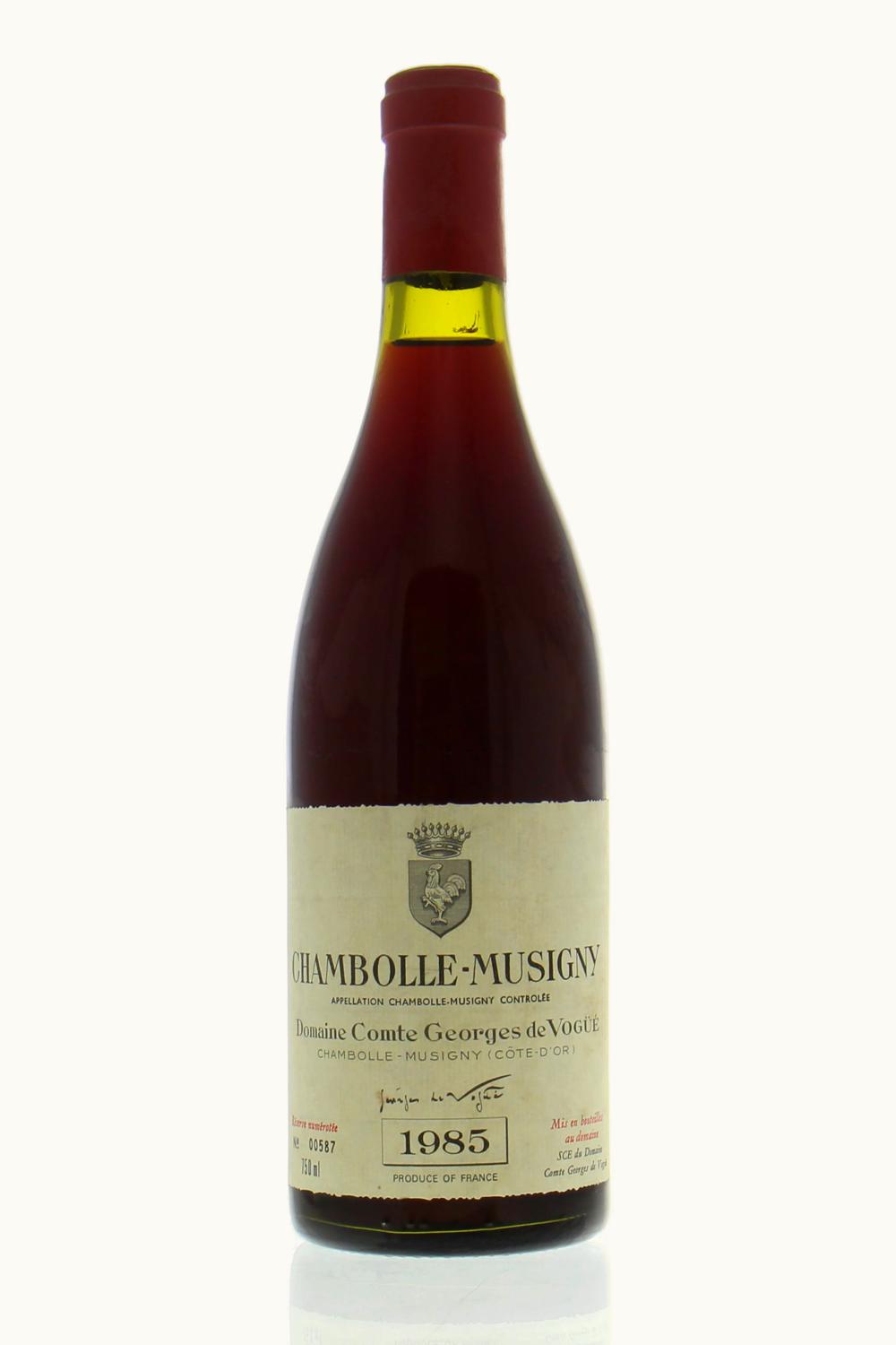 Domaine Comte George de Vogue Domaine Comte George de Vogue Cote Nuit Chambolle Musigny, 1985