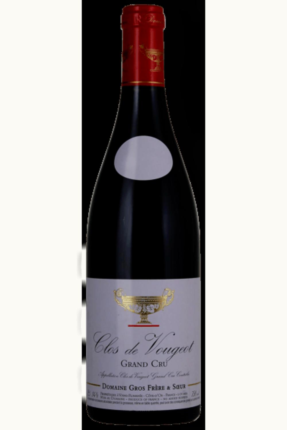 Domaine Gros Frère & Soeurs Domaine Gros Frère & Soeurs Grand Cru Musigny Clos de Vougeot, 1985