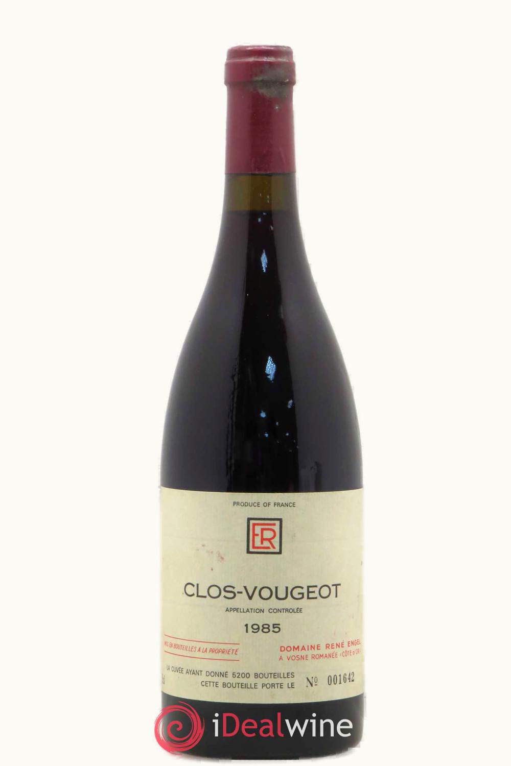 Domaine René Engel Domaine Rene Engel Grand Cru Clos de Vougeot, 1985