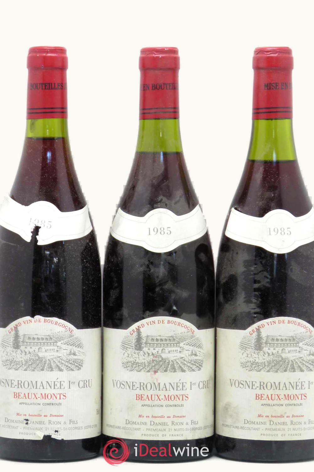 Domaine Daniel Rion Les Beau Mont Vosne Romanee Premier Cru, 1985