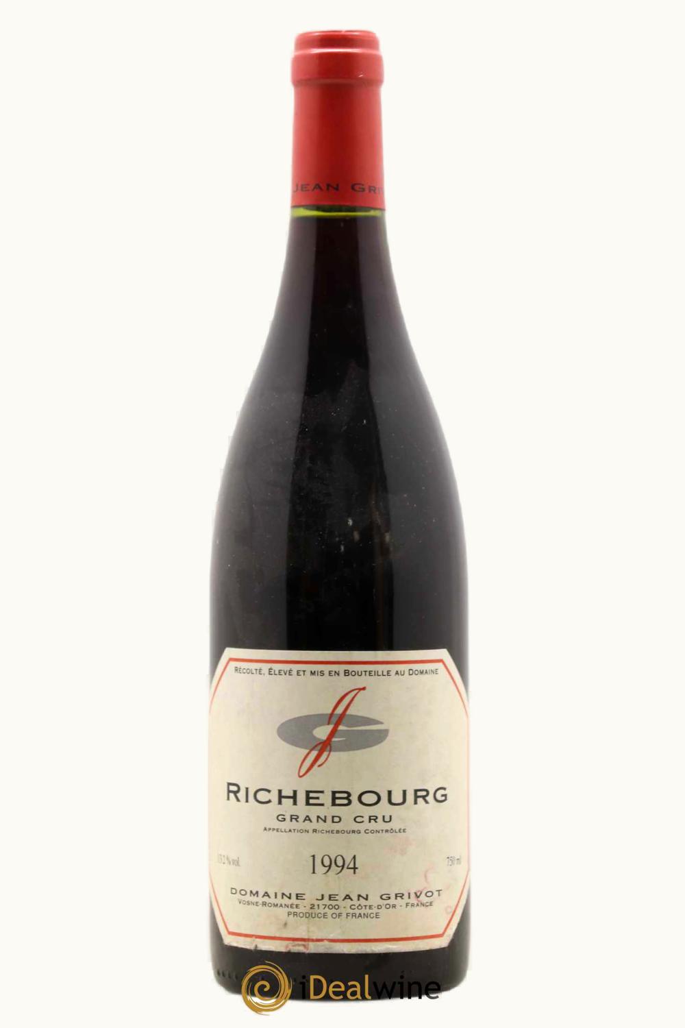Domaine Jean Grivot Grand Cru Richebourg Vosne Romanee Cote de Nuit, 1984