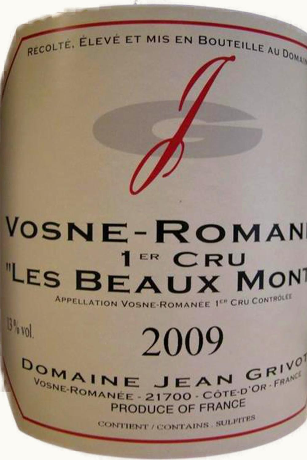 Domaine Jean Grivot Les Beau Mont Vosne Romanee Premier Cru, 1984