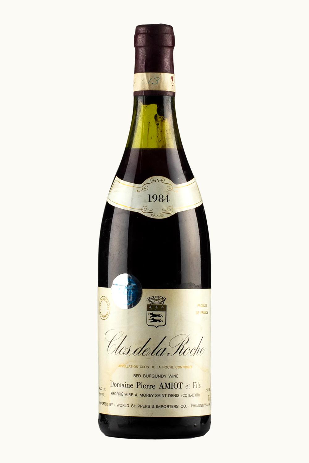 Domaine Pierre Amiot Grand Cru Cote Nuit Clos de la Roche Morey St Denis, 1984