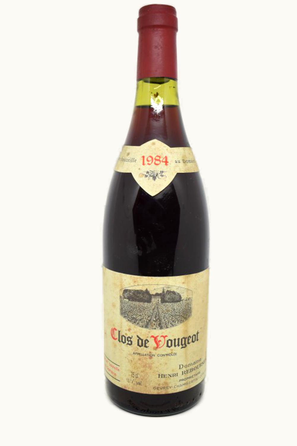 Domaine Henri Rebourseau Grand Cru Cote Nuit Clos de Vougeot, 1984