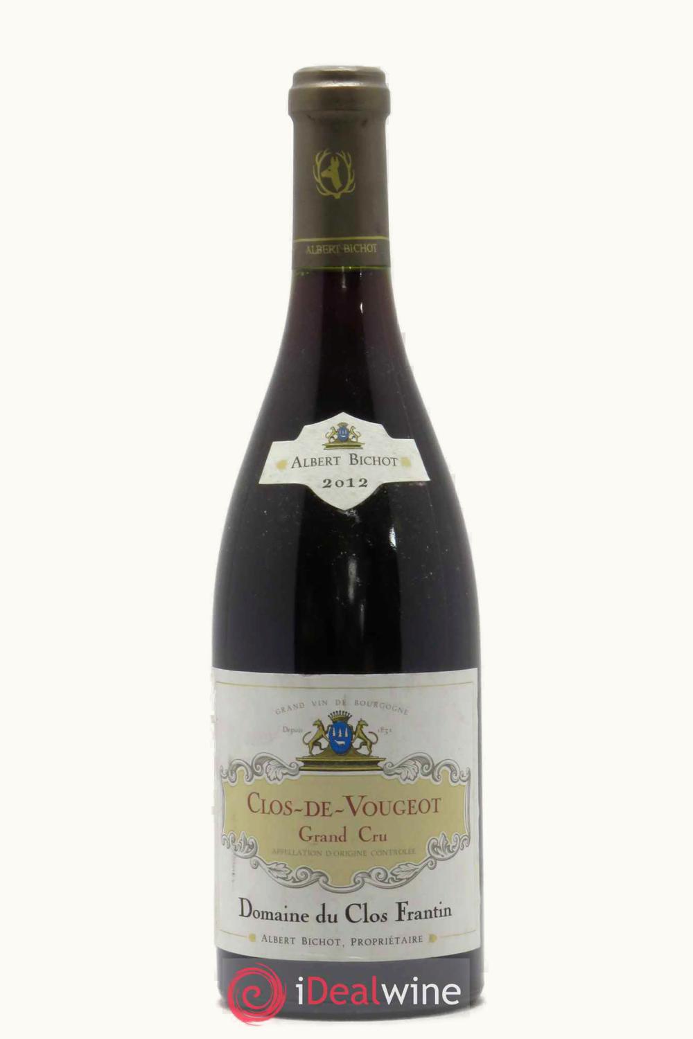 Albert Bichot Albert Bichot Dom du Clos Frantin De Grand Cru Cote Nuit Vougeot, 1984